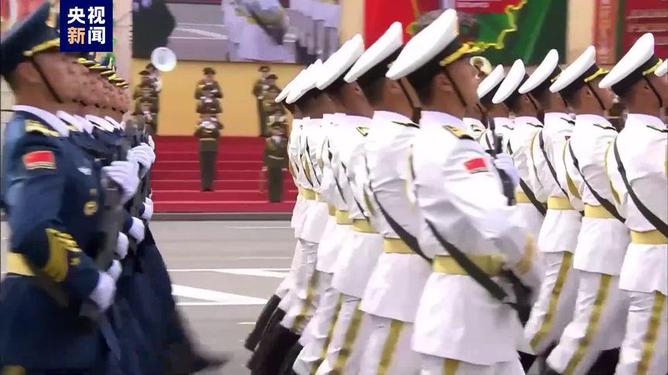 中國人民解放軍儀仗分隊(duì)亮相越南中國人民解放軍儀仗分隊(duì)亮相越南，深化友誼與合作的象征