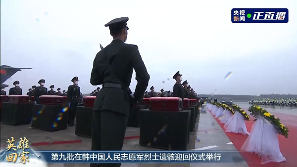 空中視角！運20接志愿軍烈士遺骸回國空中視角，運-20接志愿軍烈士遺骸回國，跨越時空的榮耀之旅