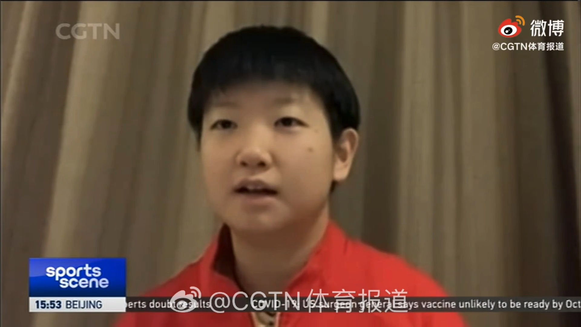 孫穎莎接受采訪視頻2020年孫穎莎專訪視頻回顧，2020年的那些閃耀瞬間