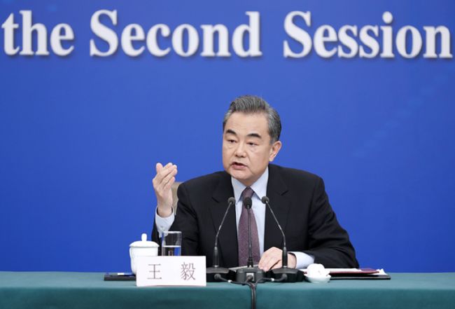 王毅:中方不認(rèn)可還有高人一等的國(guó)家王毅，中方堅(jiān)持平等原則，不認(rèn)可存在高人一等的國(guó)家