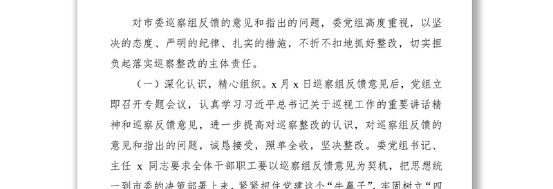 受處分情況整改報告受處分情況整改報告