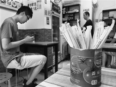 餐廳不提供一次性筷子綠色餐飲，餐廳逐漸告別一次性筷子的時代